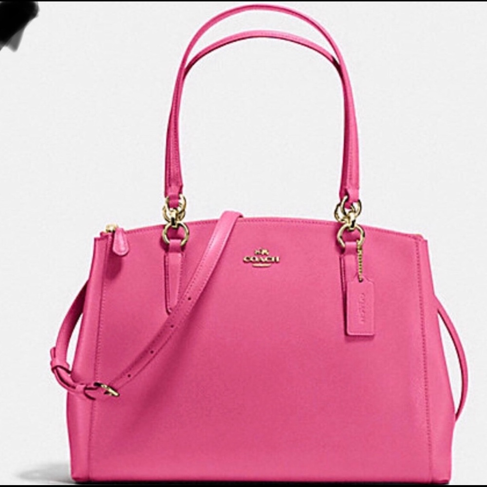 Authentic Coach Large Leather Handbag Like New